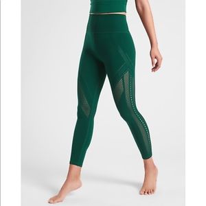 Athleta Pavana 7/8 Tights Dragonfly Green